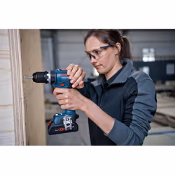 Bosch GSB 18V-90 C 2100 Giri/min Nero, Blu - Vista aggiuntiva 4