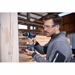 Bosch GSB 18V-90 C 2100 Giri/min Nero, Blu - Vista aggiuntiva 6
