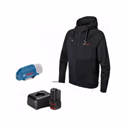 La felpa antivento Bosch GHH 12+18V XA è un indumento termico riscaldato a batteria, adatto alle situazioni lavorative più co ...