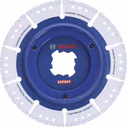 Dettagli tecnici Dimensione, Ø 125 mm Spessore 3.2 mm Ø foro 22.23 mm EXPERT DIAMOND PIPE CUT WHEEL Inclina i tubi durante il ...