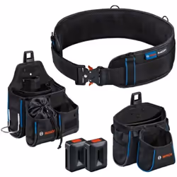 Set di cinture portautensili ProClick, taglia S/M contiene Cintura 93 Professional lunghezza 1150 mm può essere accorciato fi ...