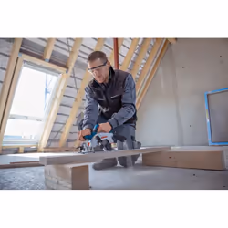 Bosch GKS 18V-57-2 L PROFESSIONAL 16,5 cm Nero, Blu, Argento 5000 Giri/min - Vista aggiuntiva 4