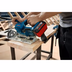 Bosch GKS 185-LI 16,5 cm Nero, Blu, Grigio 5000 Giri/min - Vista aggiuntiva 5