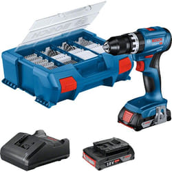 Bosch GSB 18V-45 1900 Giri/min Nero, Blu