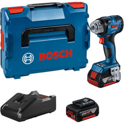 Bosch - Avvitatore a impulsi a batteria gds 18V-330 hc, 2x 5,0 Ah + caricabatterie in l-boxx