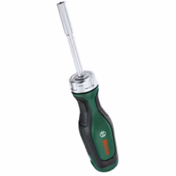 Cacciavite a cricchetto con 12 inserti design ergonomico con impugnatura gommata funzione cricchetto con 36 denti per coppie ...