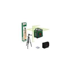 Bosch - Hobby UniversalLevel 360 Set Livella laser multifunzione a 2 linee verdi con treppiede