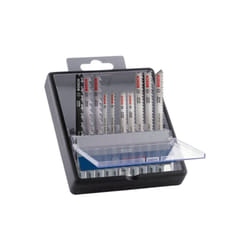 Pro Legno duro e laminato - Set de 10 lame seghetto alternativo de (per legno duro, parquet, lunghezza de 83 mm, seghetto alternativo professionale )