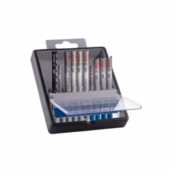 Vantaggi Lamiera d'acciaio Legno duro Truciolato Specifiche tecniche Testo del prodotto, grigio AC:Set de 10 lame de sega de ...