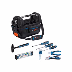 Caratteristiche del prodotto: Kit combinato GWT 20 e set di utensili manuali Combinazione intelligente: la borsa portautensil ...
