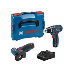 Bosch - 0615990N2U Kit avvitatore e smerigliatrice Brushless 12 v con batterie