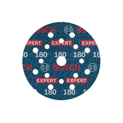 50x Disco decarta abrasiva expert O780, 125 mm (per legno duro, Pittura su legno, ø 125 mm, Grana 180, Accessori professionali Levigatrice