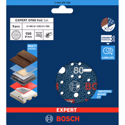 Bosch O780 Pittura, Acciaio, Legno Disco abrasivo - Vista aggiuntiva 2