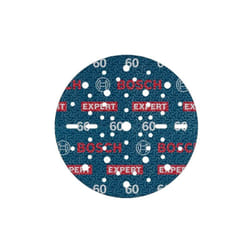 Bosch - 50x Disco decarta abrasiva expert O780, 150 mm (per legno duro, Pittura su legno, ø 150 mm, Grana 60, Accessori professionali Levigatrice