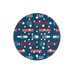 Bosch - 50x Disco delevigatura expert O780, 150 mm (per legno duro, Pittura su legno, ø 150 mm, Grana 150, Accessori professionali Levigatrice
