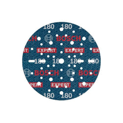 Bosch - 50x Disco decarta abrasiva expert O780, 150 mm (per legno duro, Pittura su legno, ø 150 mm, Grana 180, Accessori professionali Levigatrice