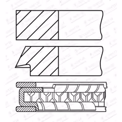 Alesaggio cilindro [mm]: 72,00. Indice: 08-430100-00. Numero del Produttore: 08-430100-00. N° componente: 1.0mm 001 NT P ST,  ...