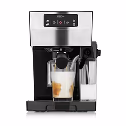 BEEM 07440, Macchina per espresso, 1,4 L, 1450 W, Nero, Argento