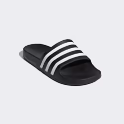 Adidas Adilette Aqua Slides Unisex Nero, Bianco - Vista aggiuntiva 5