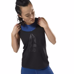 Reebok DH4998 S camicia e top Canottiera Scollo rotondo Senza maniche Poliestere, Viscosa - Vista aggiuntiva 7