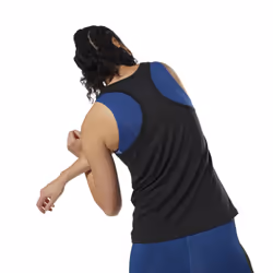 Reebok DH4998 XS camicia e top Canottiera Scollo rotondo Senza maniche Poliestere, Viscosa - Vista aggiuntiva 4