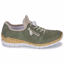 Sneakers basse Rieker N42G0-52 Verde - 37 - Vista aggiuntiva 2