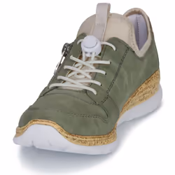 Sneakers basse Rieker N42G0-52 Verde - 37 - Vista aggiuntiva 3