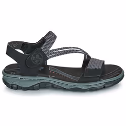Sandali Rieker - Nero - 37 - Vista aggiuntiva 2