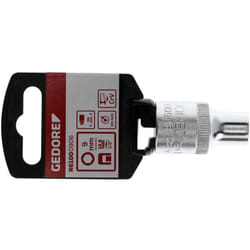 R61000906 Inserto per chiave a bussola 1/2" 6 facce 9 mm Lunghezza 38 mm
