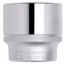 Gedore R61002006, Presa elettrica, 1/2", Metrico, 1 testina/e, 24,28 mm, Acciaio al cromo vanadio