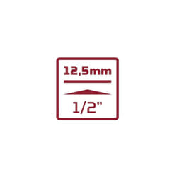 R63001906 Bussola per avvitatore 1/2' esagonale 19 mm Lunghezza 38 mm
