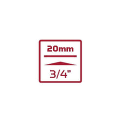 R73003019 Bussola per avvitatore 3/4' esagonale 30 mm Lunghezza 90 mm