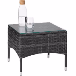 TecTake 402864 set mobili da esterno Grigio