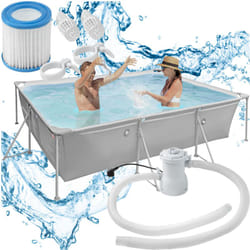 Piscina rettangolare 300 x 207 x 70 cm - piscina gonfiabile, piscina esterna, piscina per bambini