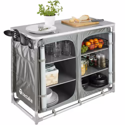 TecTake 402923 cucina per campeggio Grigio
