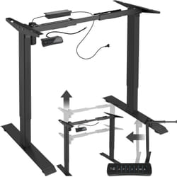 Telaio per scrivania elettrico ad altezza regolabile e memorizzabile 85-129 x 65 x 71-121 cm - gambe tavolo, gambe per tavoli, gambe per tavolo