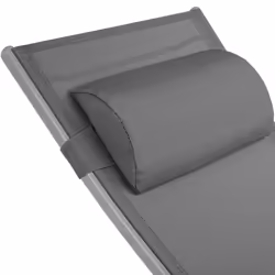 TecTake 403063 sedia a sdraio Grigio Alluminio - Vista aggiuntiva 6
