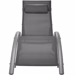 TecTake 403063 sedia a sdraio Grigio Alluminio - Vista aggiuntiva 7