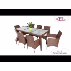 TecTake 403084 set mobili da esterno Grigio