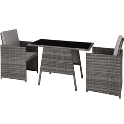 TecTake 403097 set mobili da esterno Grigio
