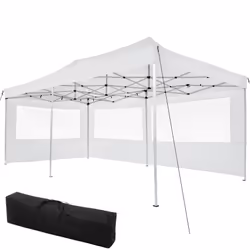 TecTake 403158, Bianco, Poliestere, Cloruro di polivinile (PVC), Alluminio