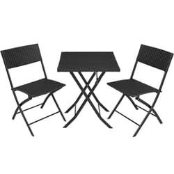 TecTake 403196 set mobili da esterno Nero