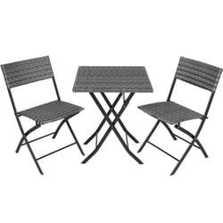 TecTake 403197 set mobili da esterno Grigio