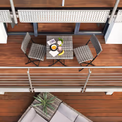 TecTake 403197 set mobili da esterno Grigio