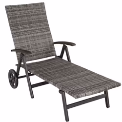TecTake 403219, Grigio, Alluminio, Legno, Plastica, 120 kg, 8,5 kg