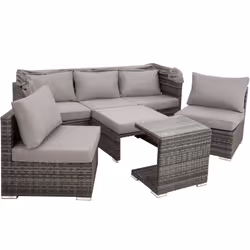 TecTake 403237 divano Grigio