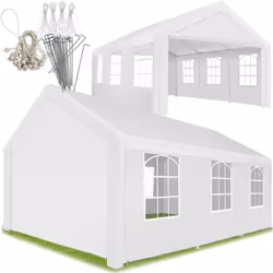 Il gazebo d'alta qualità di tectake riesce a far convivere sotto lo stesso tetto un aggraziato design, grande funzionalità e  ...