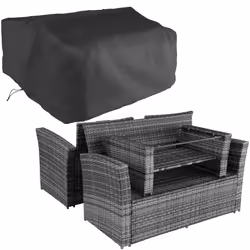 TecTake 403279 set mobili da esterno Grigio - Vista aggiuntiva 5