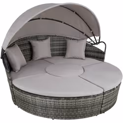 TecTake 403281, Grigio, Poliestere, Acciaio, 120 kg, 40 kg