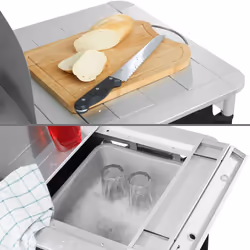 TecTake 403345 cucina per campeggio Nero - Vista aggiuntiva 5
